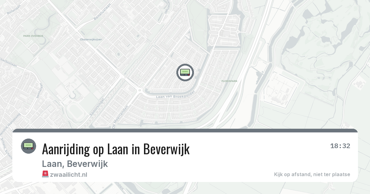 Aanrijding op Laan in Beverwijk — 11 mrt 2026