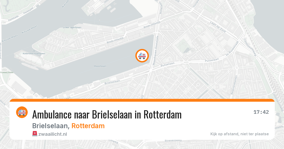 Ambulance naar Brielselaan in Rotterdam — 3 mei 2026