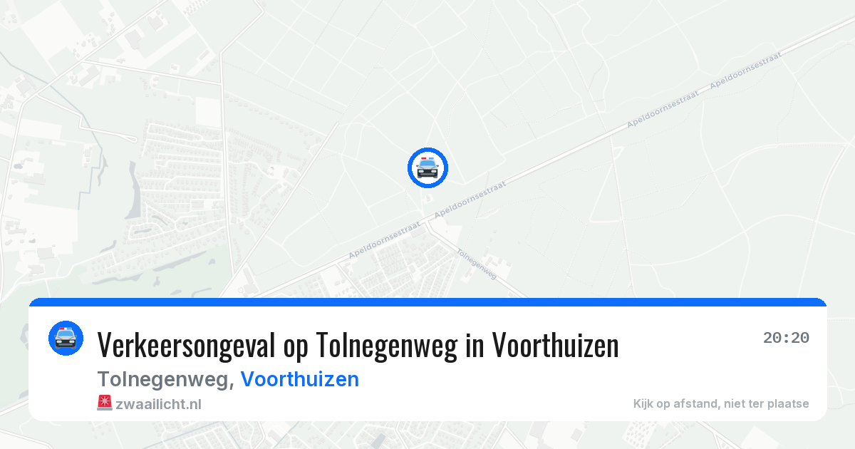 Verkeersongeval op Tolnegenweg in Voorthuizen — 10 feb 2026
