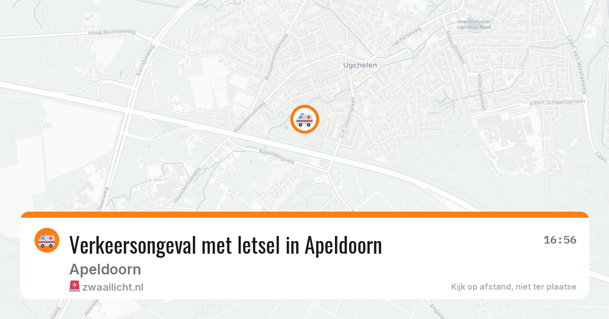 Verkeersongeval met letsel in Apeldoorn — 29 mei 2026