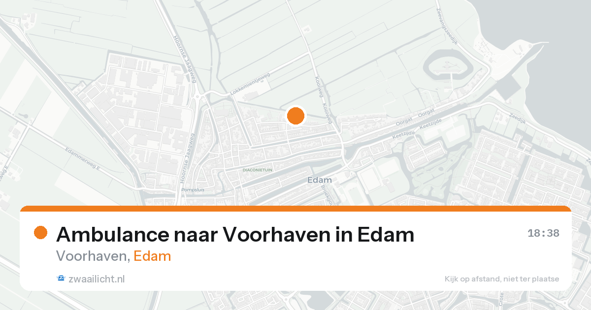 Ambulance naar Voorhaven in Edam — 7 feb 2026