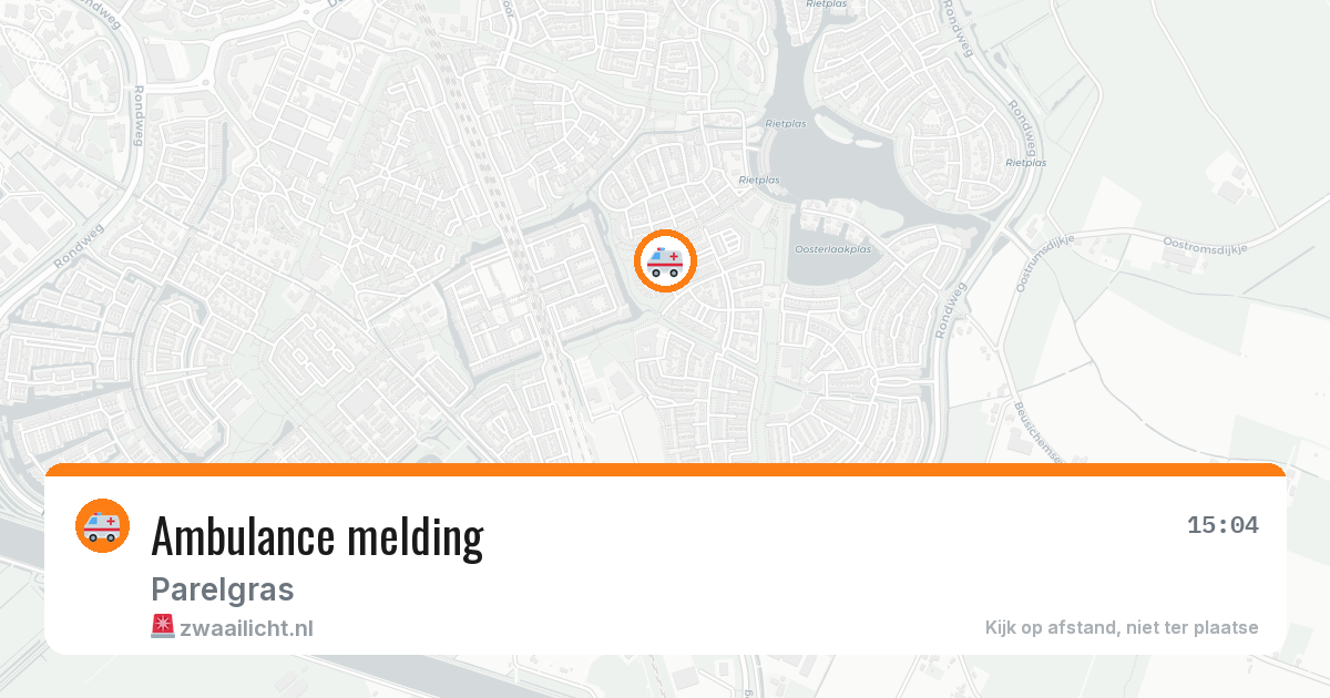 Ambulance melding — 15 jun 2026