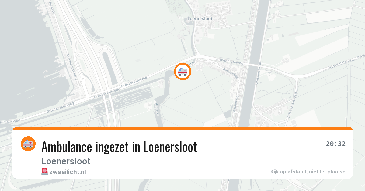Ambulance ingezet in Loenersloot — 14 aug 2026