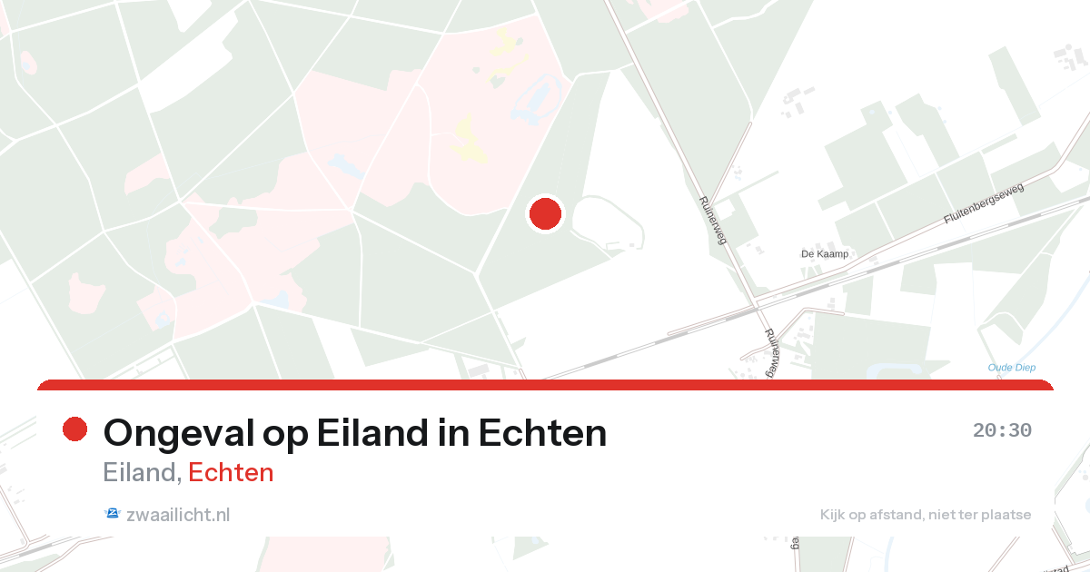 Ongeval op Eiland in Echten — 24 aug 2026