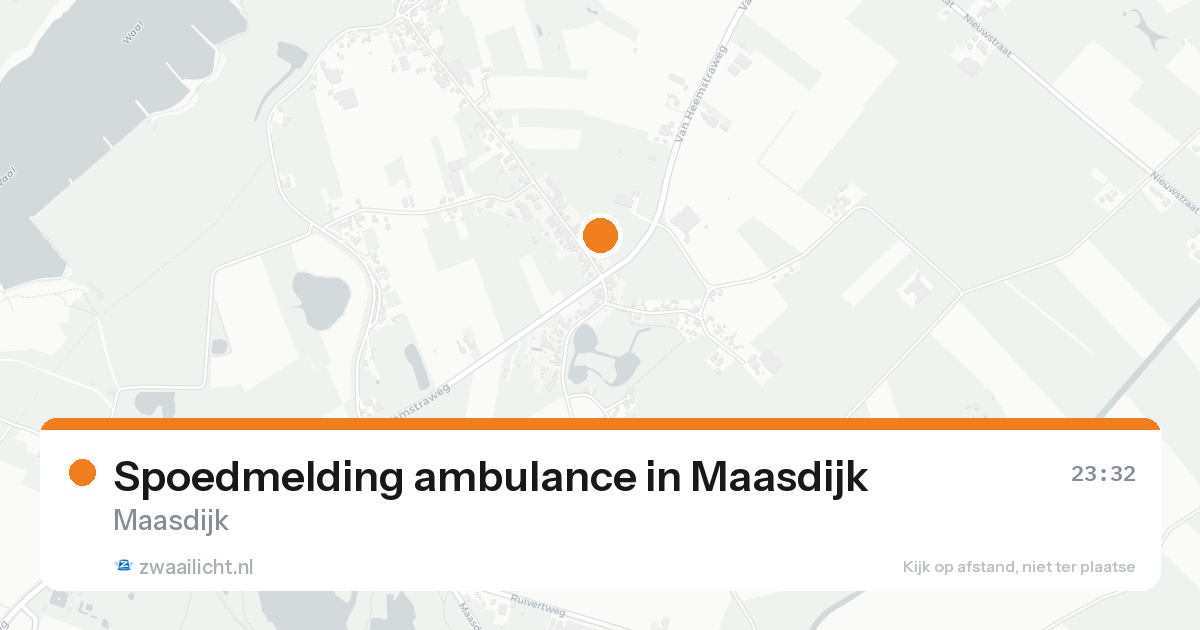 Spoedmelding ambulance in Maasdijk — 30 jan 2026