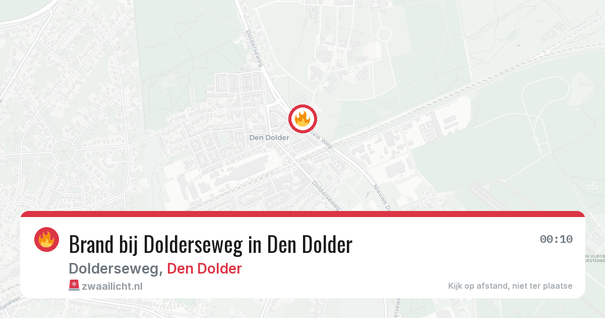 Brand bij Dolderseweg in Den Dolder — 19 jun 2026