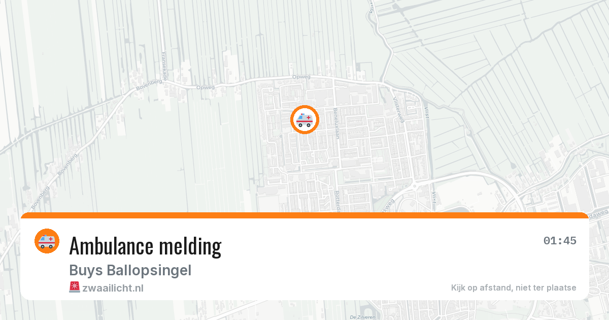 Ambulance melding — 23 jun 2026