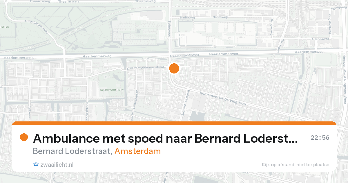 Ambulance met spoed naar Bernard Loderstraat in Amsterdam — 17 jul 2026
