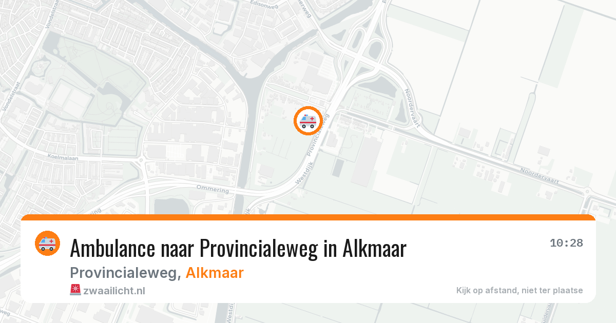 Ambulance naar Provincialeweg in Alkmaar — 26 jun 2026