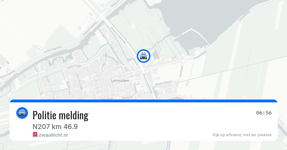 Politie melding — 1 jul 2026