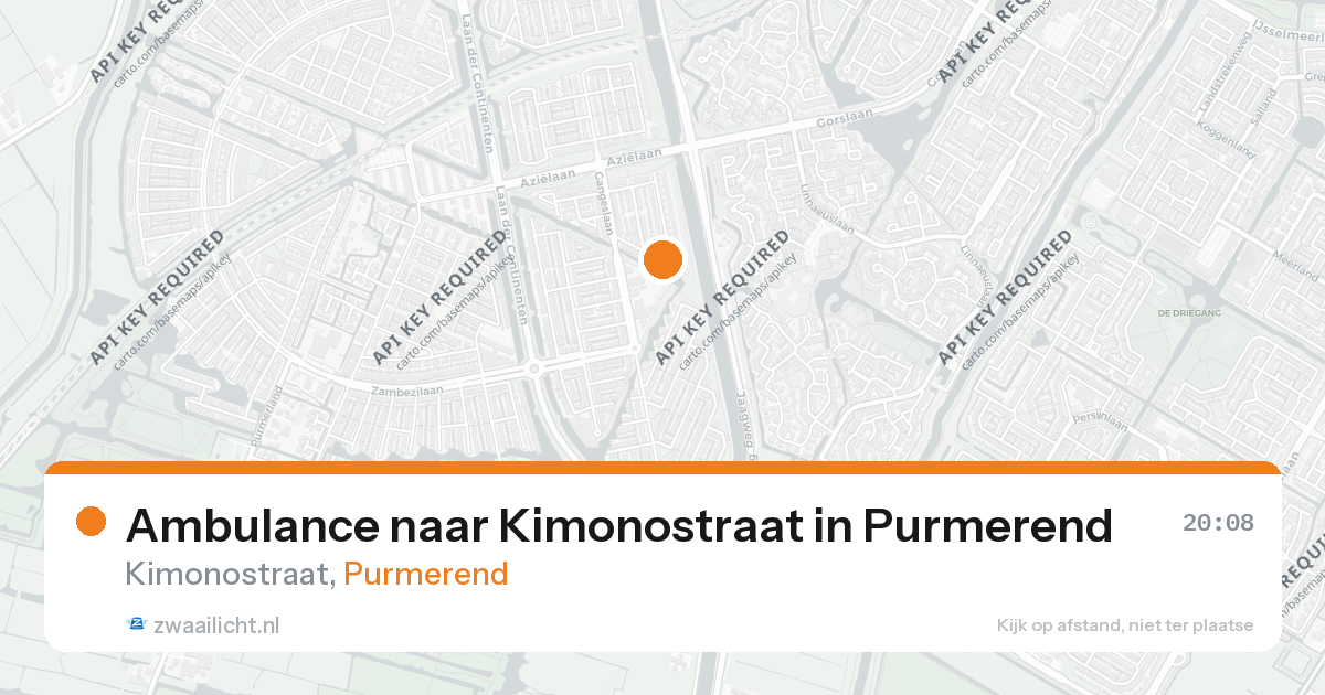 Ambulance naar Kimonostraat in Purmerend — 6 jun 2026