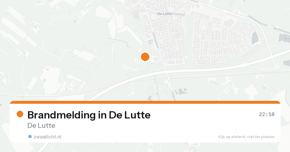 Brandmelding in De Lutte — 11 aug 2026