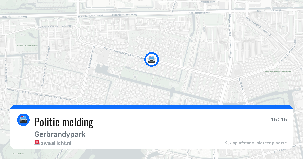 Politie melding — 30 jul 2026