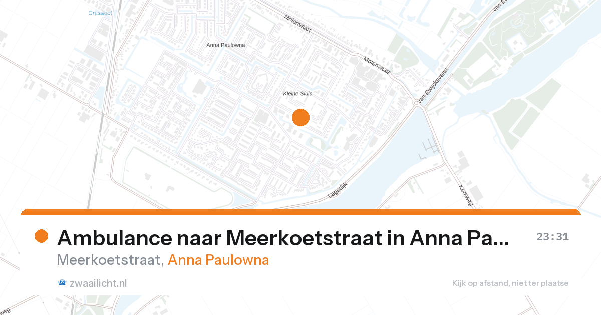 Ambulance naar Meerkoetstraat in Anna Paulowna — 31 jan 2026