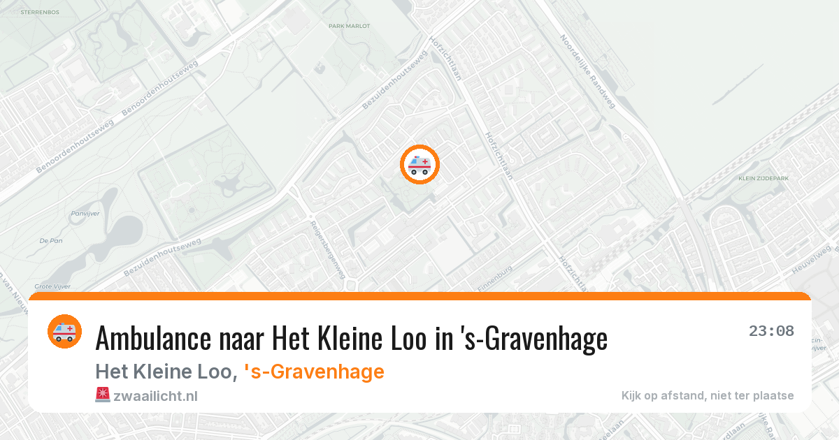 Ambulance naar Het Kleine Loo in 's-Gravenhage — 13 feb 2026