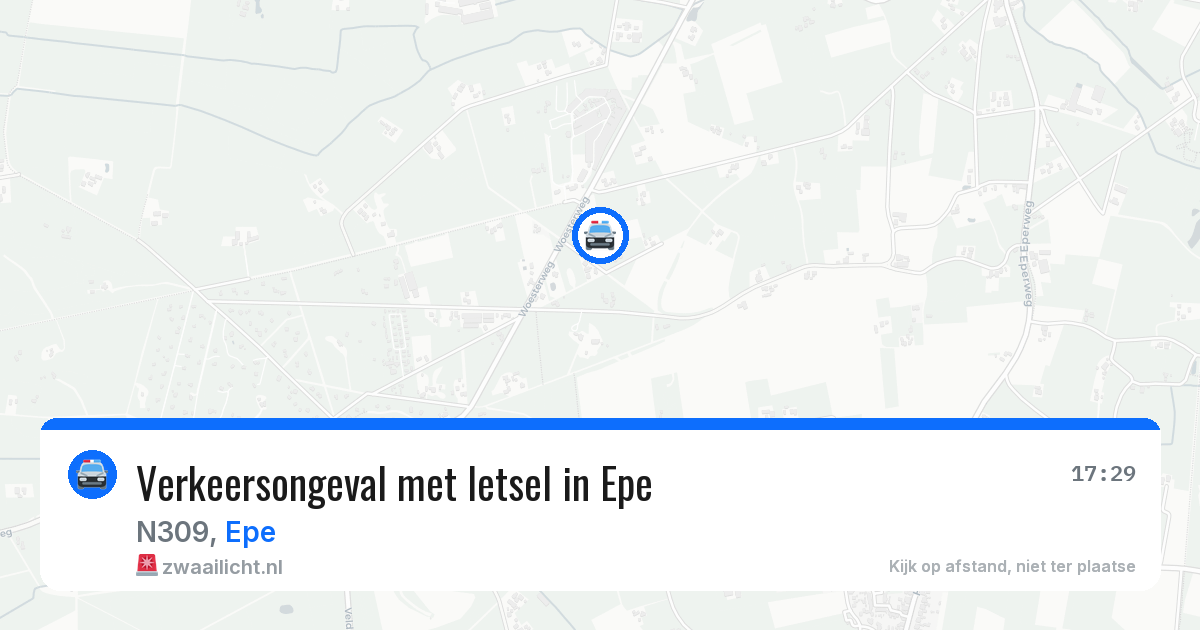 Verkeersongeval met letsel in Epe — 1 jun 2026