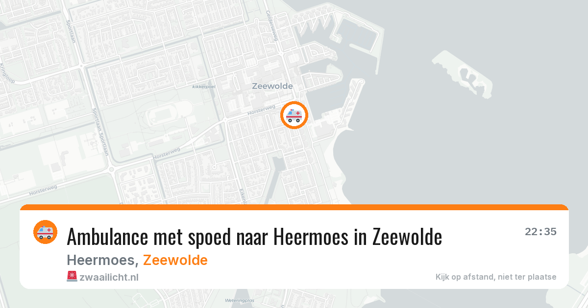 Ambulance met spoed naar Heermoes in Zeewolde — 22 jun 2026