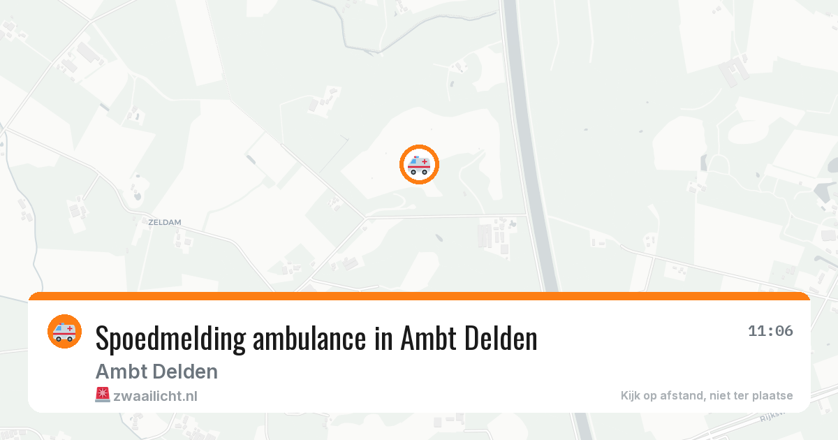 Spoedmelding ambulance in Ambt Delden — 31 jul 2026