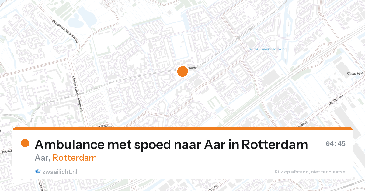 Ambulance met spoed naar Aar in Rotterdam — 28 aug 2026