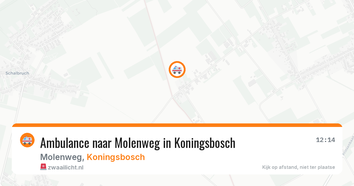 Ambulance naar Molenweg in Koningsbosch — 2 mei 2026
