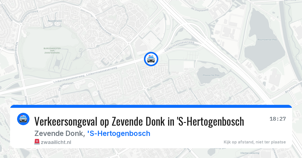 Verkeersongeval op Zevende Donk in 'S-Hertogenbosch — 12 mei 2026