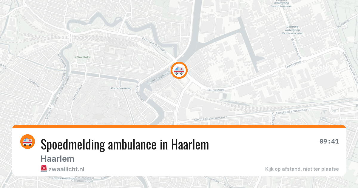 Spoedmelding ambulance in Haarlem — 11 aug 2026