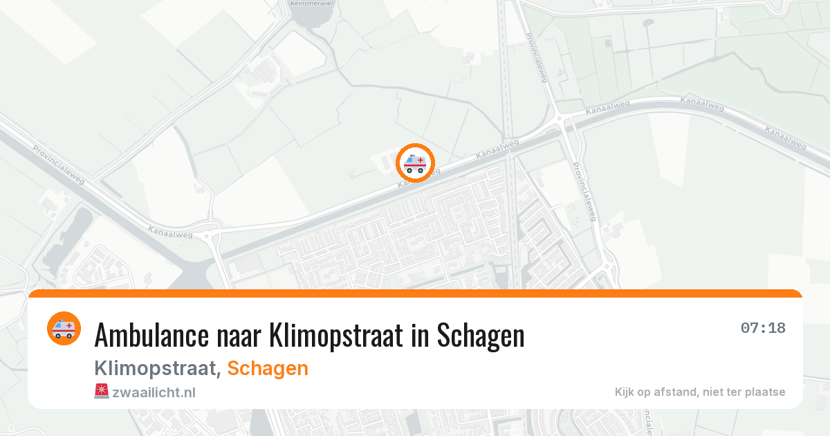Ambulance naar Klimopstraat in Schagen — 10 jun 2026