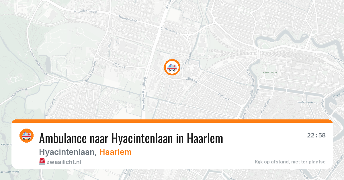 Ambulance naar Hyacintenlaan in Haarlem — 19 jul 2026