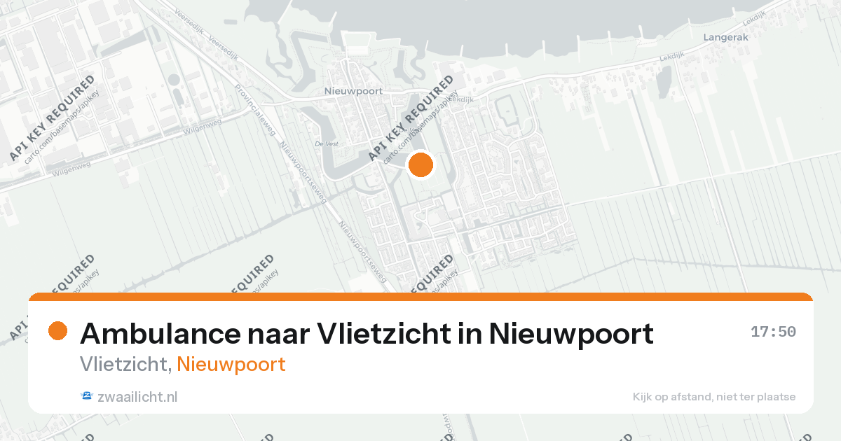 Ambulance naar Vlietzicht in Nieuwpoort — 26 aug 2026