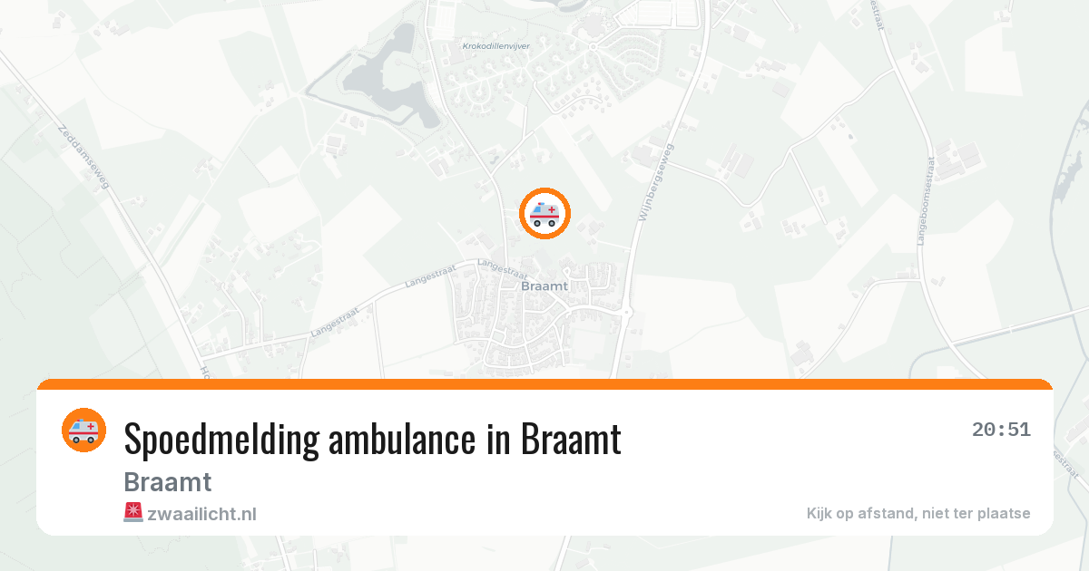 Spoedmelding ambulance in Braamt — 22 mrt 2026