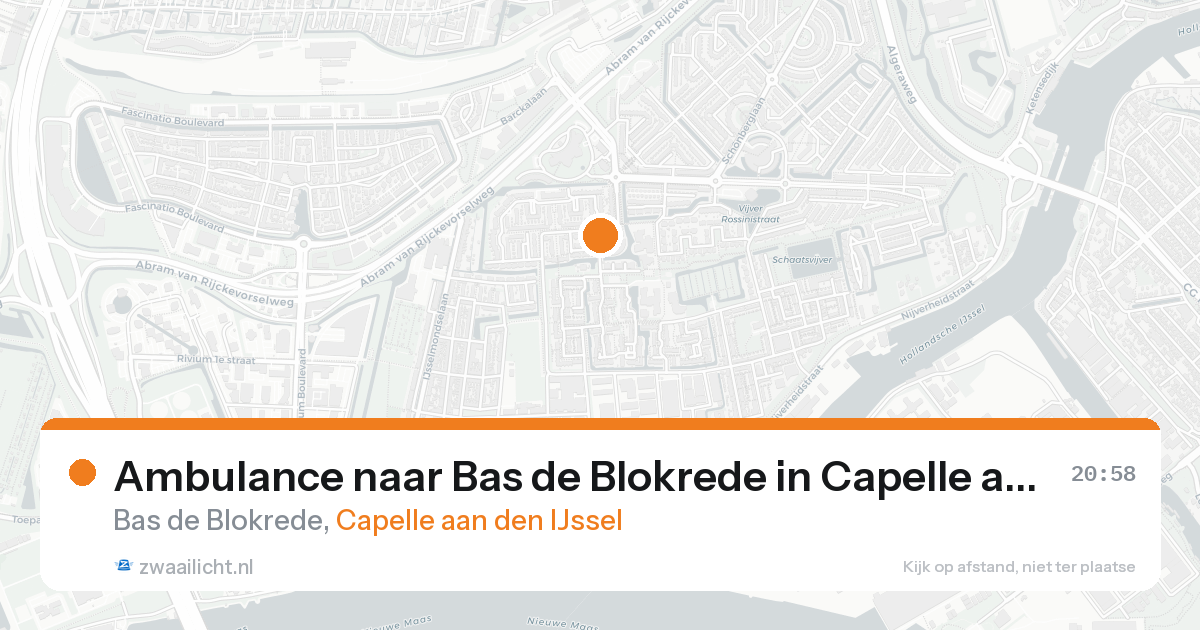 Ambulance naar Bas de Blokrede in Capelle aan den IJssel — 7 feb 2026