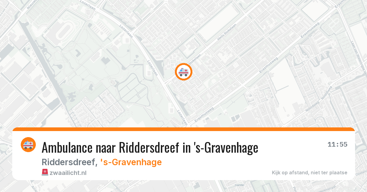 Ambulance naar Riddersdreef in 's-Gravenhage — 28 jun 2026