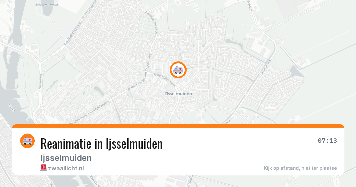 Reanimatie in Ijsselmuiden — 1 apr 2026