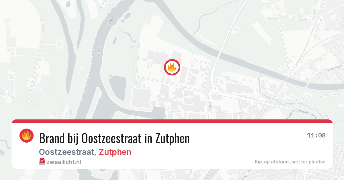 Brand bij Oostzeestraat in Zutphen — 30 jul 2026