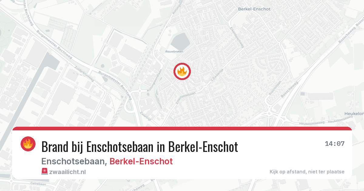 Brand bij Enschotsebaan in Berkel-Enschot — 28 jun 2026