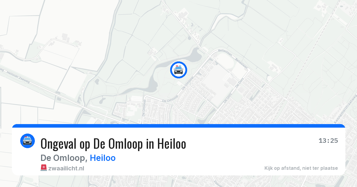 Ongeval op De Omloop in Heiloo — 27 apr 2026