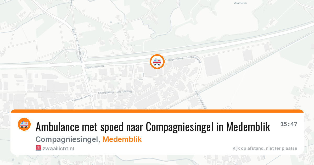 Ambulance met spoed naar Compagniesingel in Medemblik — 20 jan 2026