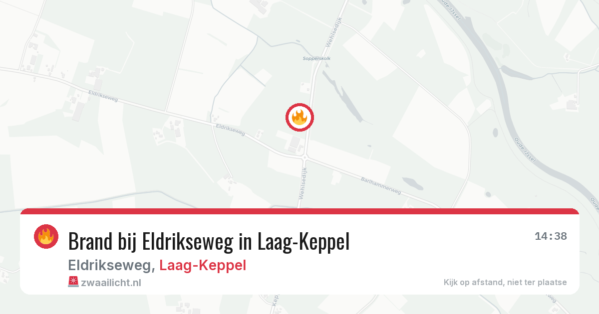 Brand bij Eldrikseweg in Laag-Keppel — 23 jun 2026
