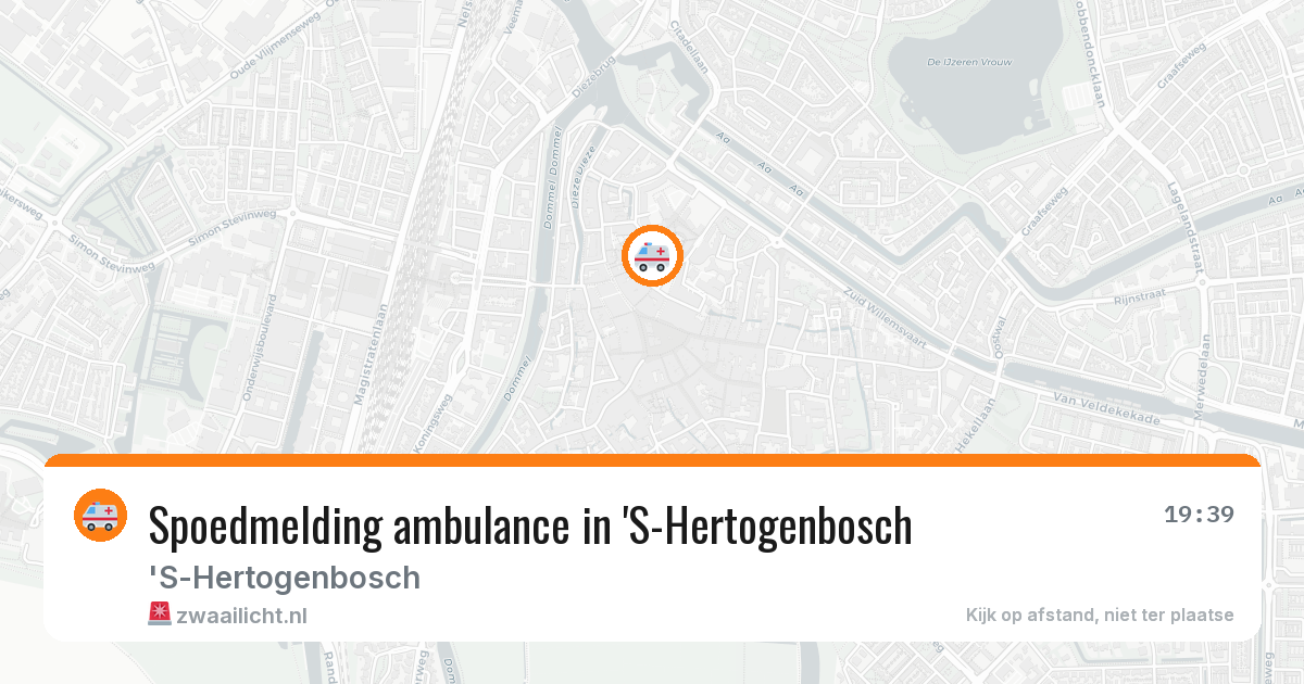 Spoedmelding ambulance in 'S-Hertogenbosch — 26 mrt 2026