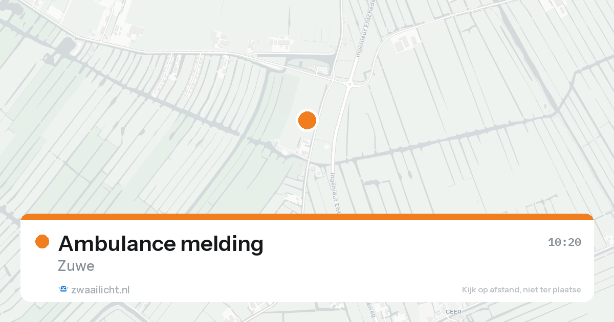 Ambulance melding — 8 feb 2026
