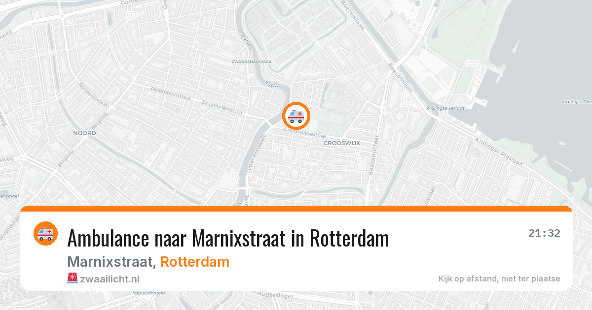 Ambulance naar Marnixstraat in Rotterdam — 1 jul 2026