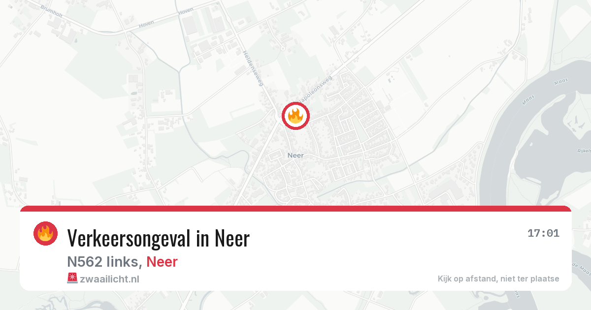 Verkeersongeval in Neer — 7 mrt 2026