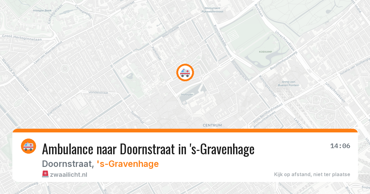 Ambulance naar Doornstraat in 's-Gravenhage — 2 feb 2026