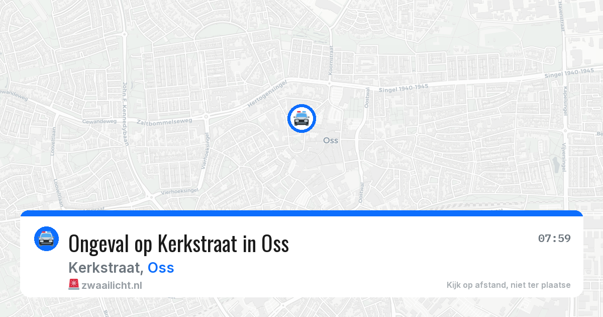 Ongeval op Kerkstraat in Oss — 23 feb 2026