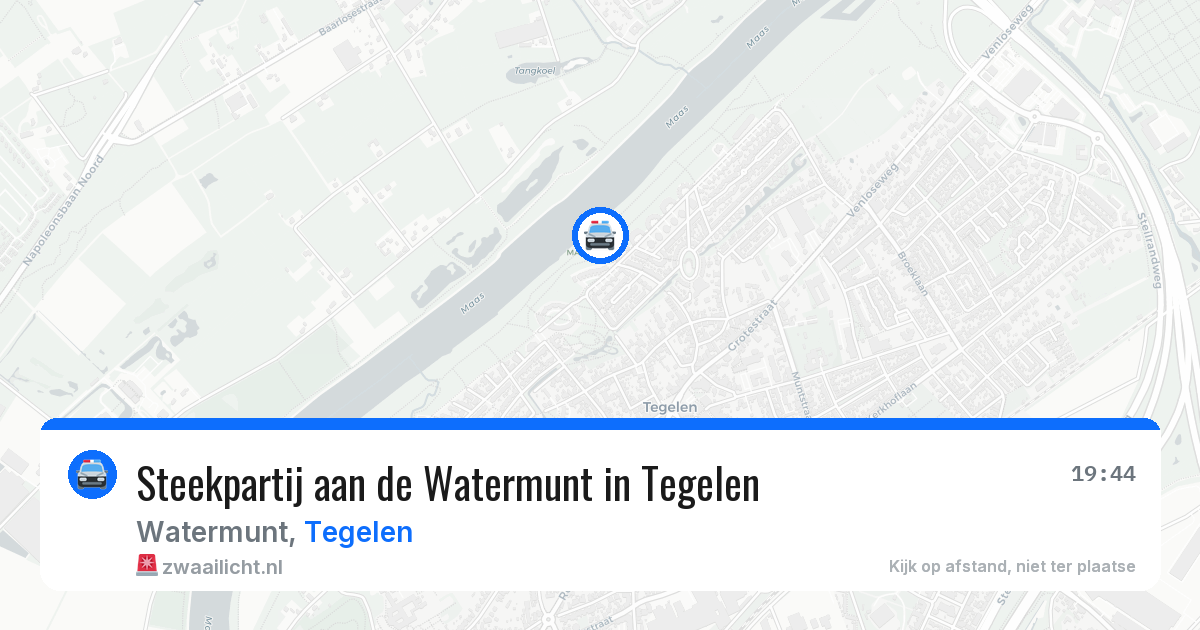 Steekpartij aan de Watermunt in Tegelen — 25 jun 2026
