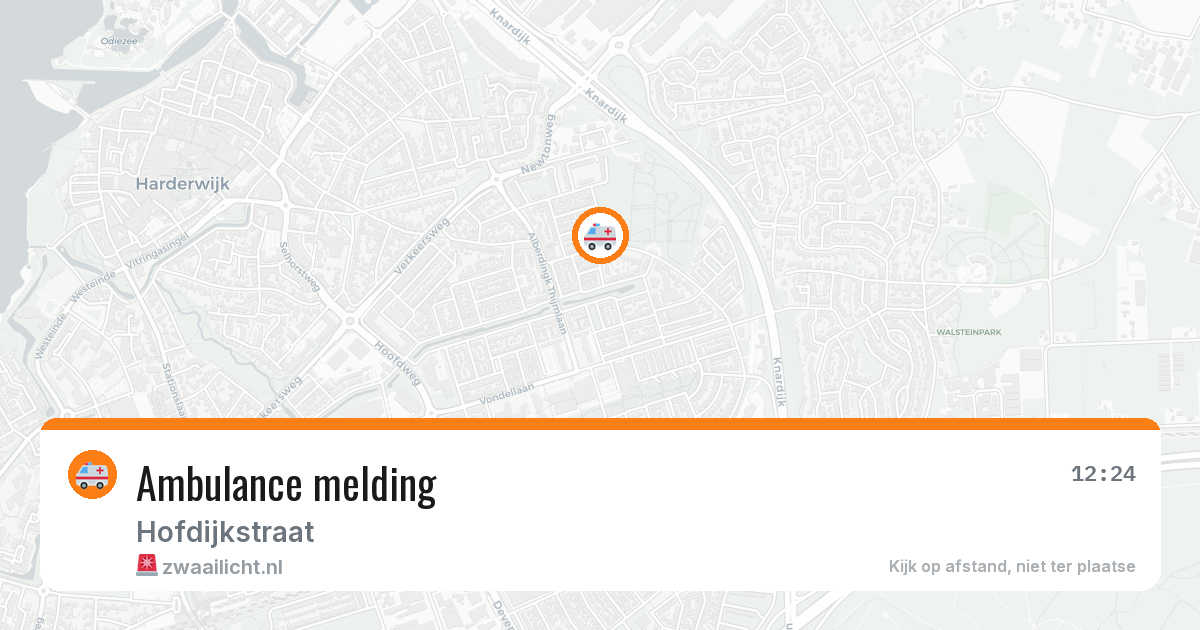 Ambulance melding — 29 apr 2026