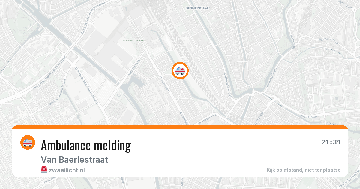 Ambulance melding — 21 feb 2026