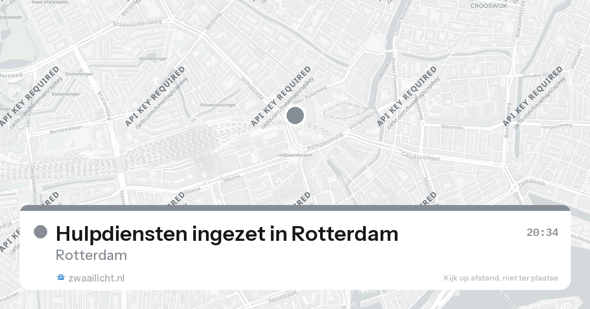 Hulpdiensten ingezet in Rotterdam — 28 feb 2026 | 🚨 Zwaailicht.nl