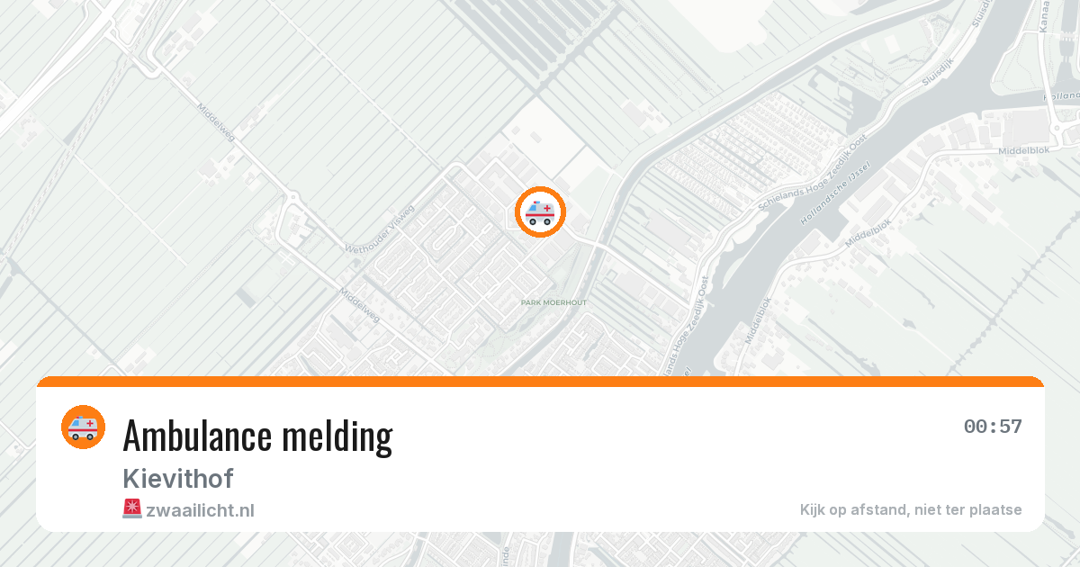Ambulance melding — 16 jul 2026