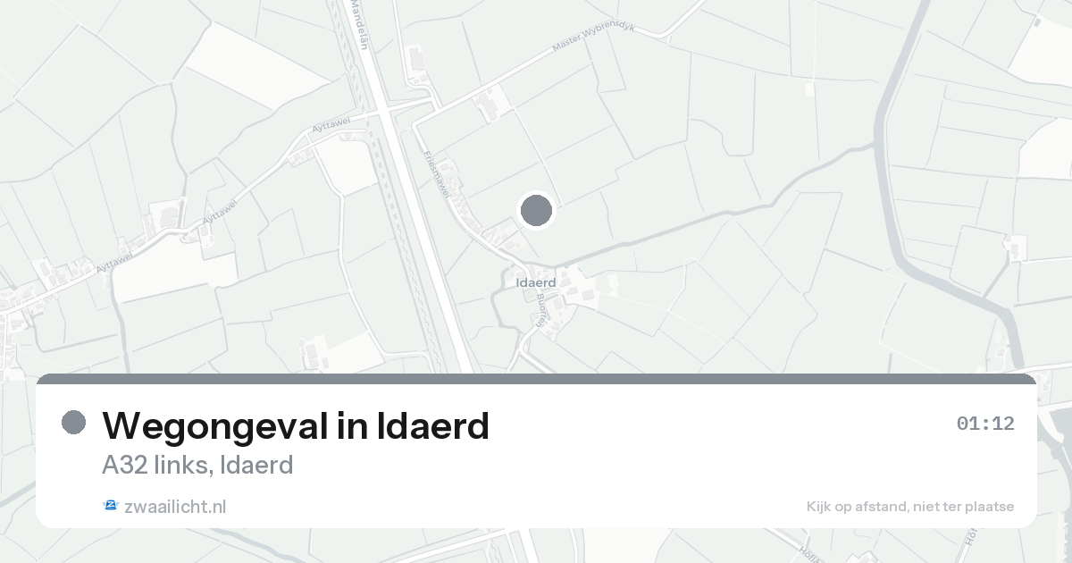 Wegongeval in Idaerd — 19 feb 2026
